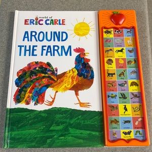 Around the Farm by Eric Carle | kid’s book with 30 buttons and sounds